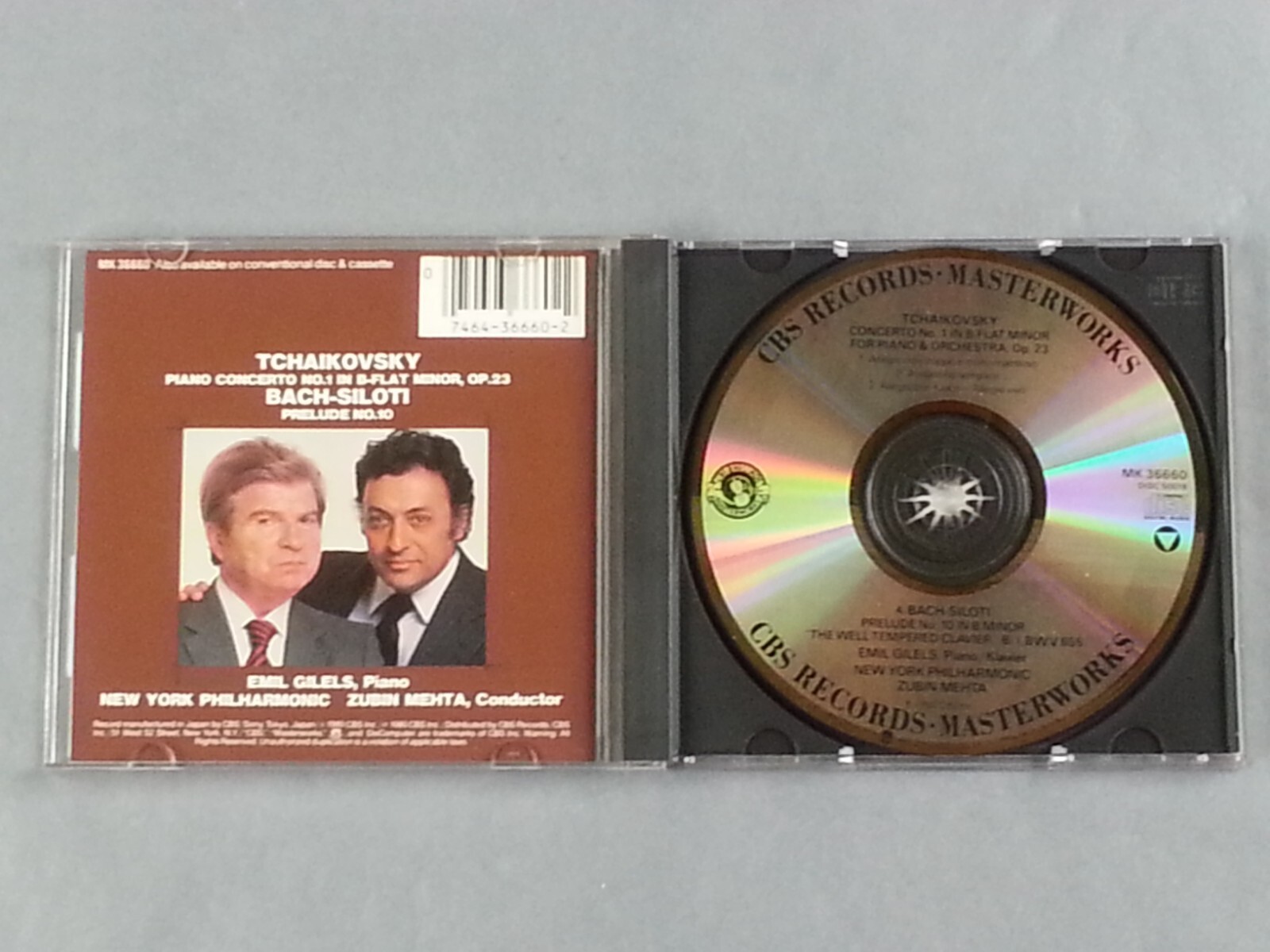 Pyotr Ilyich Tchaikovsky Zubin Mehta New York Philharmonic Emil Gilels Piano