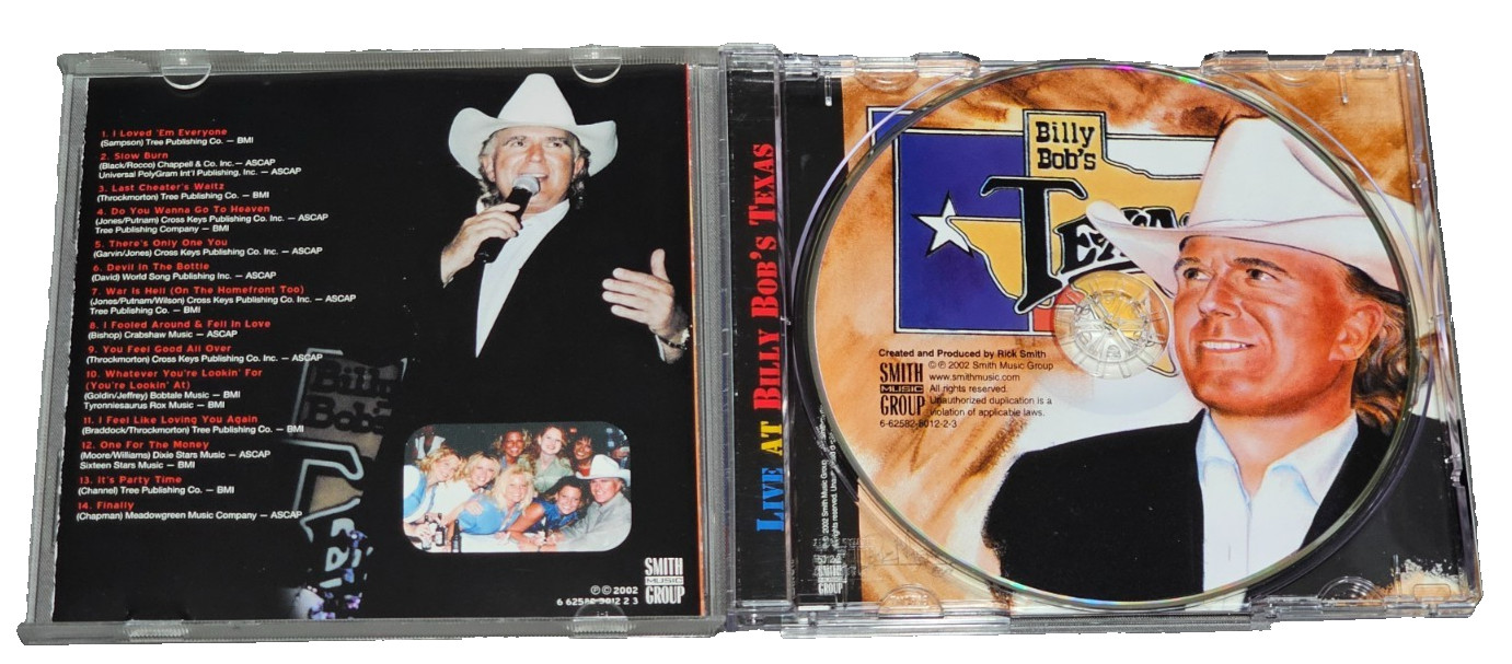T. G. Sheppard - Live at Billy Bob's Texas - (2002 Smith Music Group) - Used CD