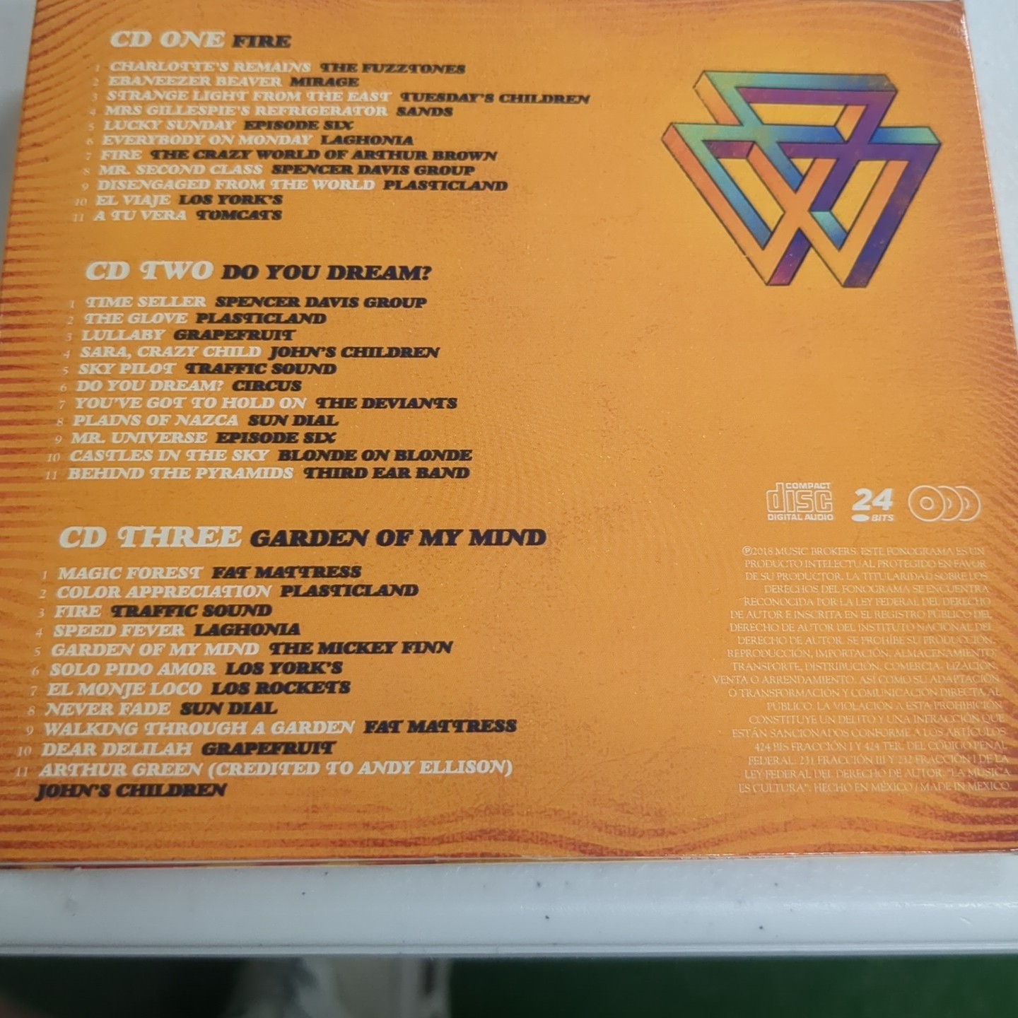 Psychedelic Rock Box 6 cd A Trip Down Experimental Rock Import France
