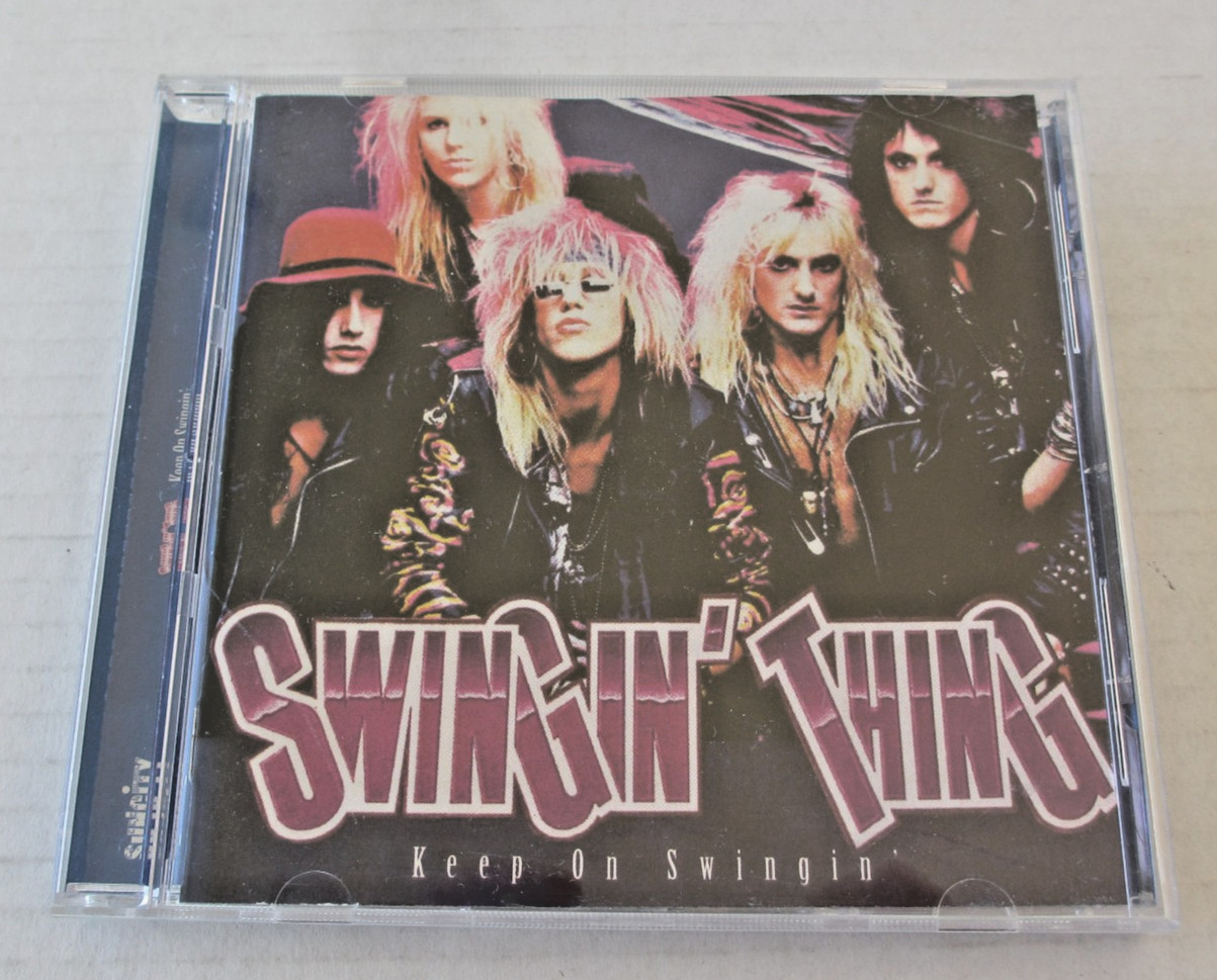 SWINGIN' THING- KEEP ON SWINGIN CD 2005 AUSTRALIA 80s HAIR METAL / GLAM ROCK