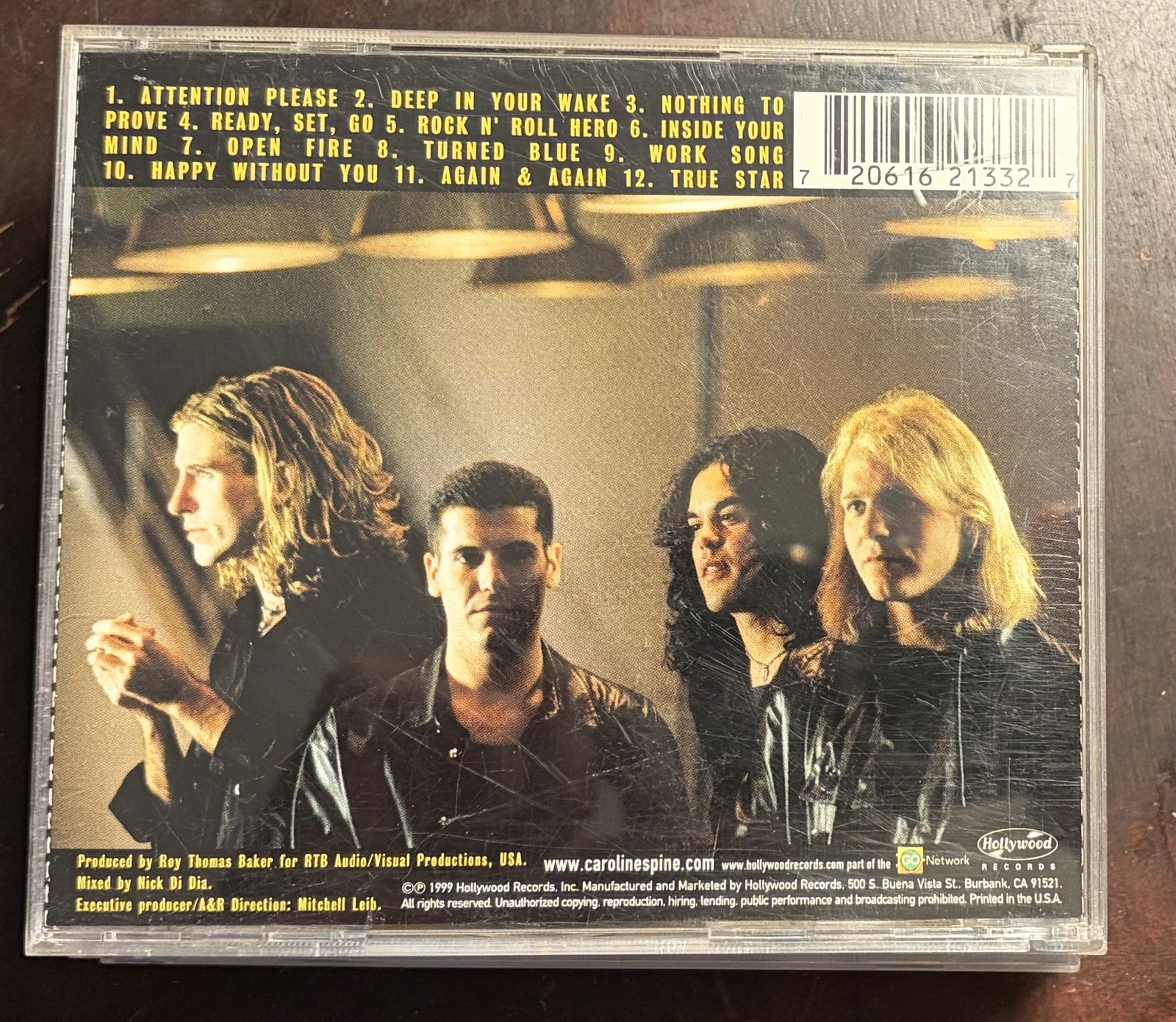 Attention Please by Caroline's Spine (CD, 1999 Hollywood Records)