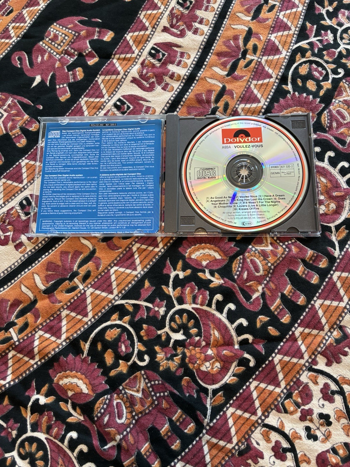 ABBA ‎Voulez-Vous Germany 1984 Reissue CD Polydor
