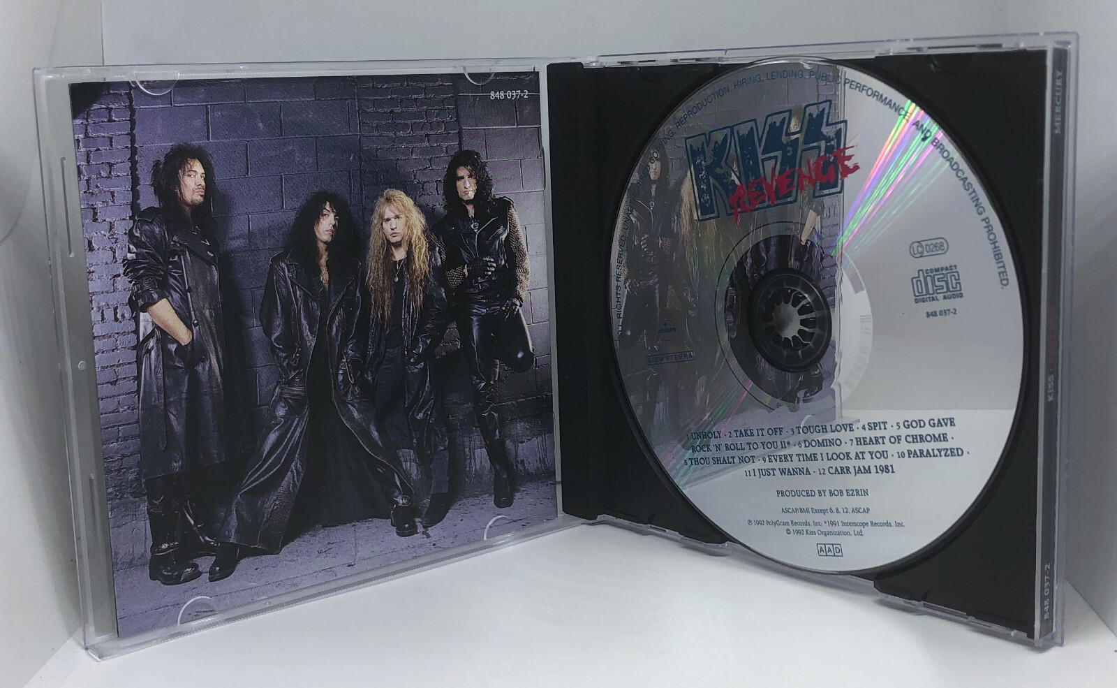 Kiss - Revenge (1992, CD) Autographed / Signed by Bruce Kulick!