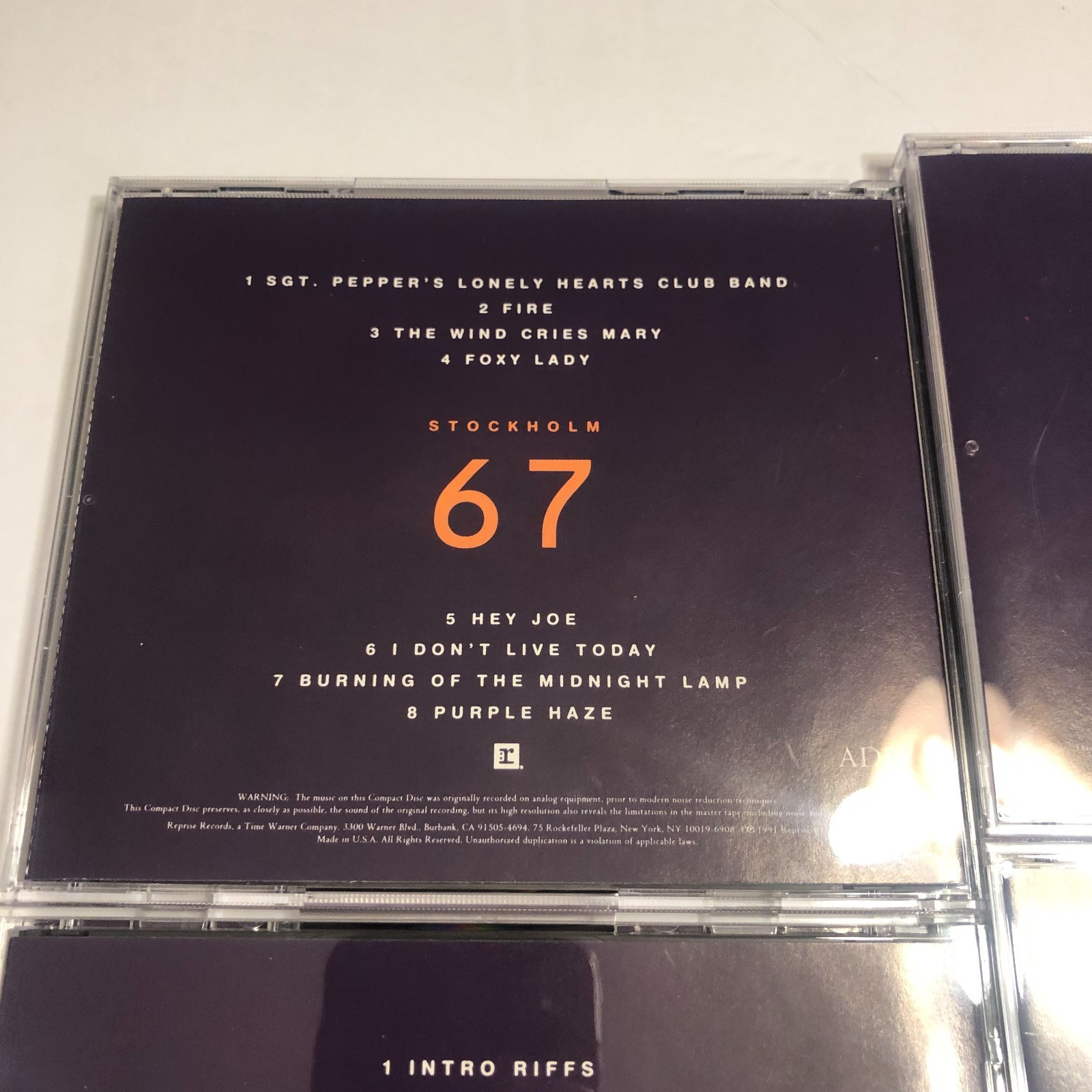 Jimi Hendrix Stages 4x CD Box Live 1991, 4 Discs Warner Bros.)