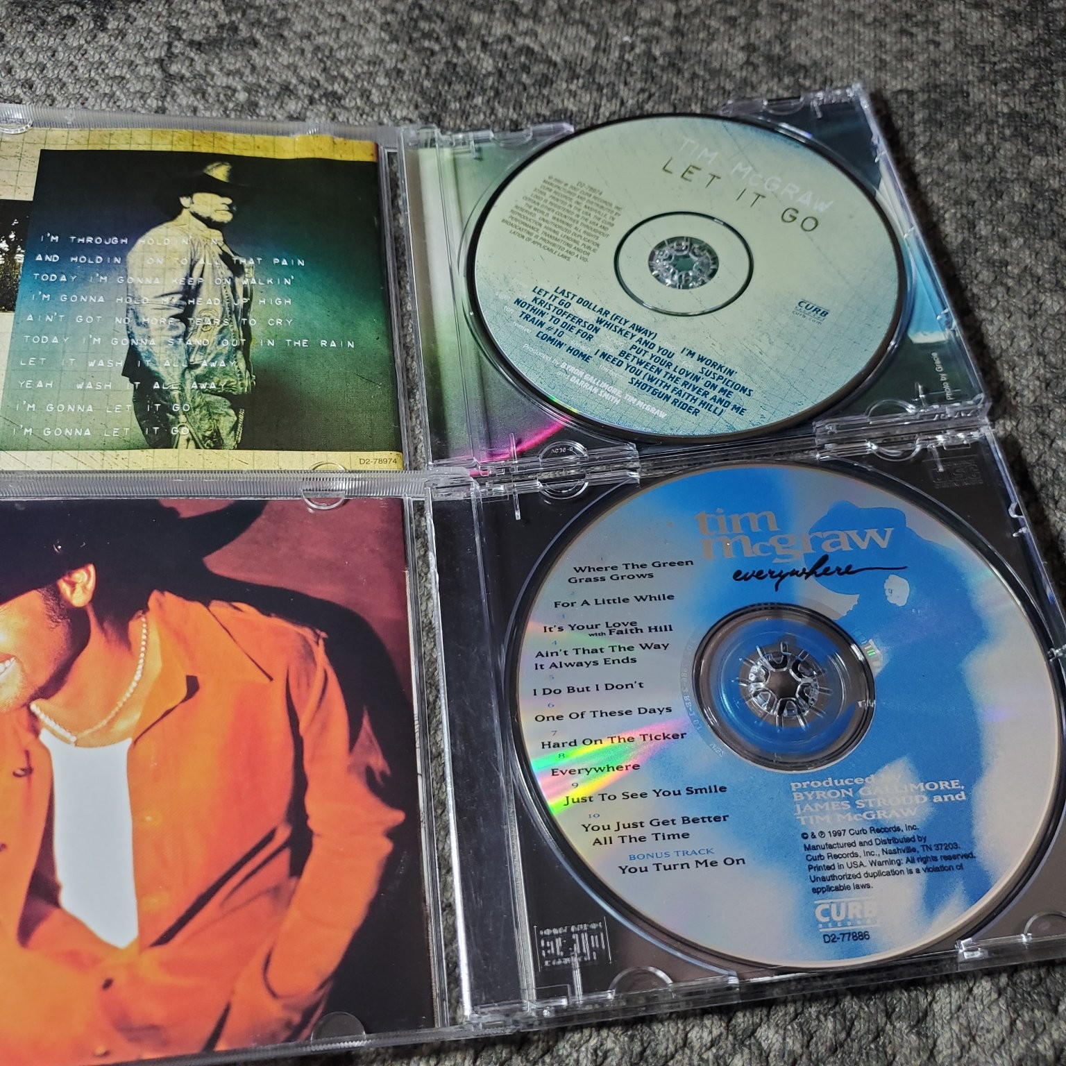 Tim McGraw – Let It Go & Everywhere 2 CD Lot