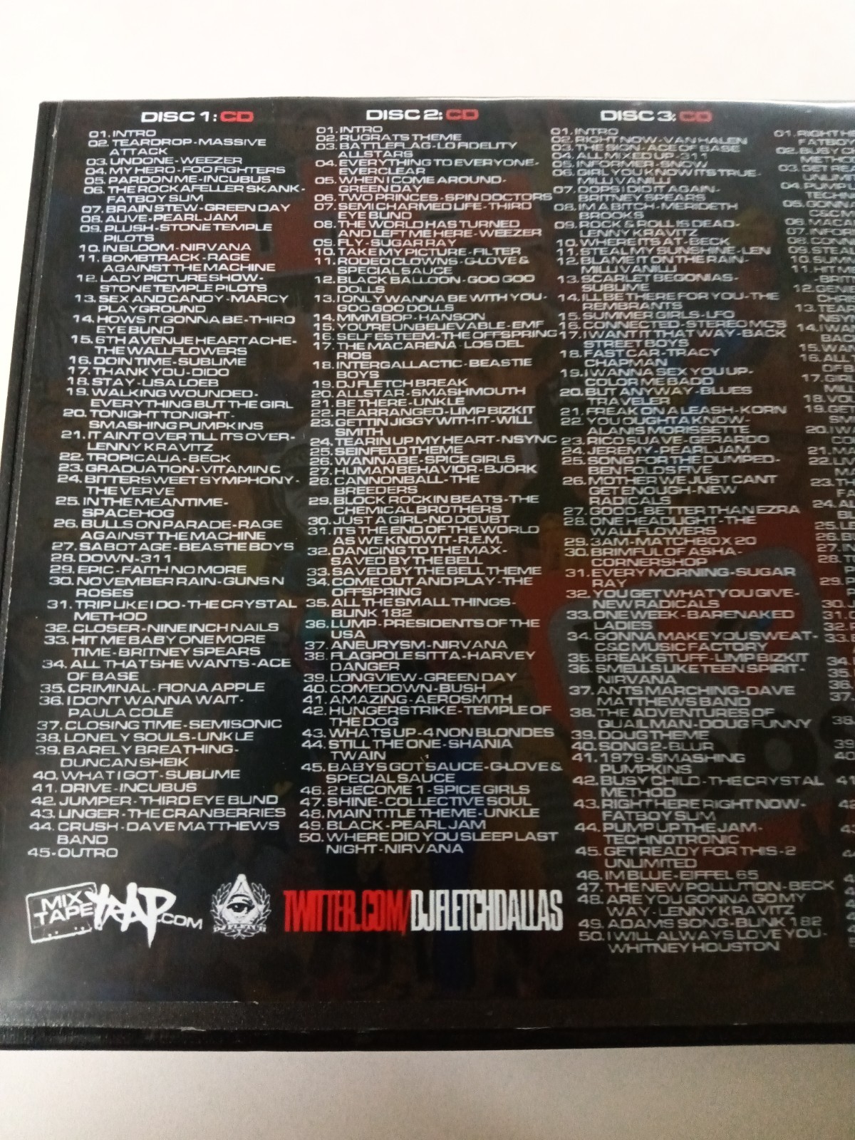 I Love The 90's CD DVD Mixtape Pop Rock Alternative Music Videos Limited Edition
