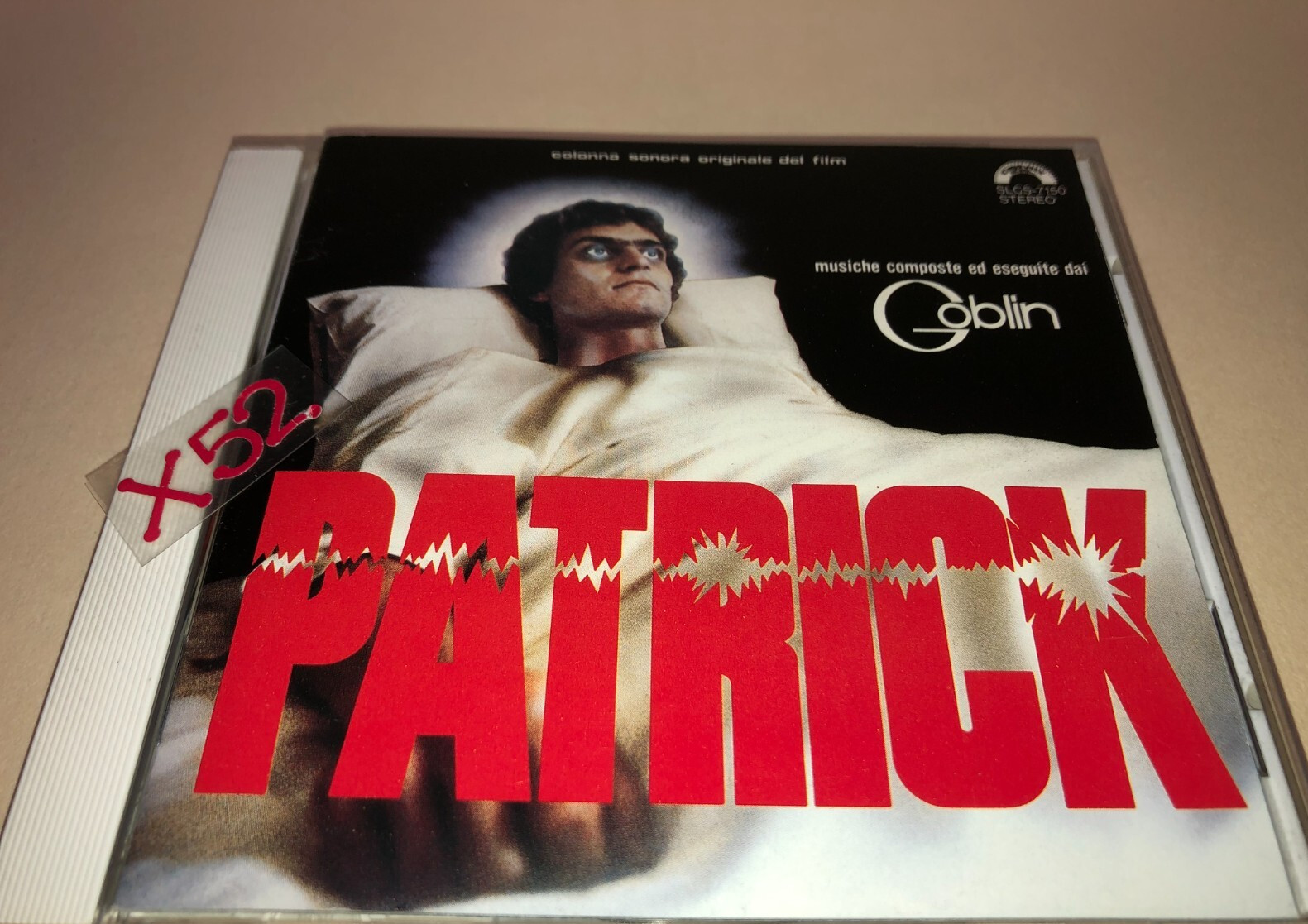 Patrick CD soundtrack Goblin score Cinevox Japan Claudio Simonetti ost