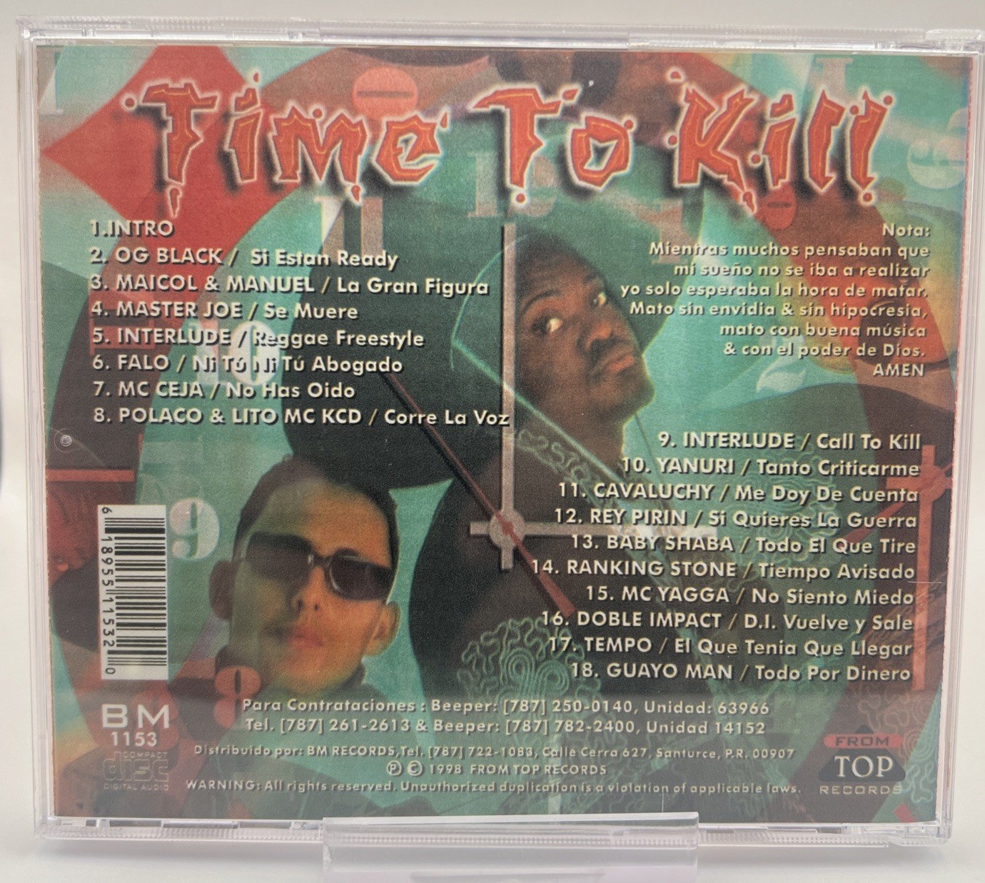 DJ Frank - Time To Kill (1998)