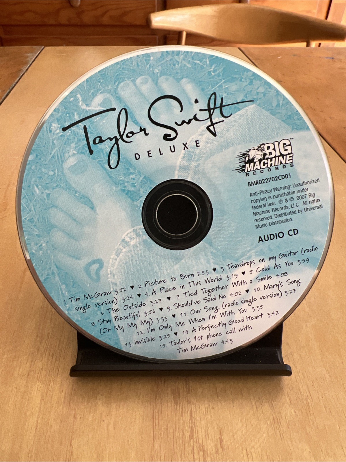 Taylor Swift - Self Titled (CD, 2008; Big Machine Records) - DISC ONLY