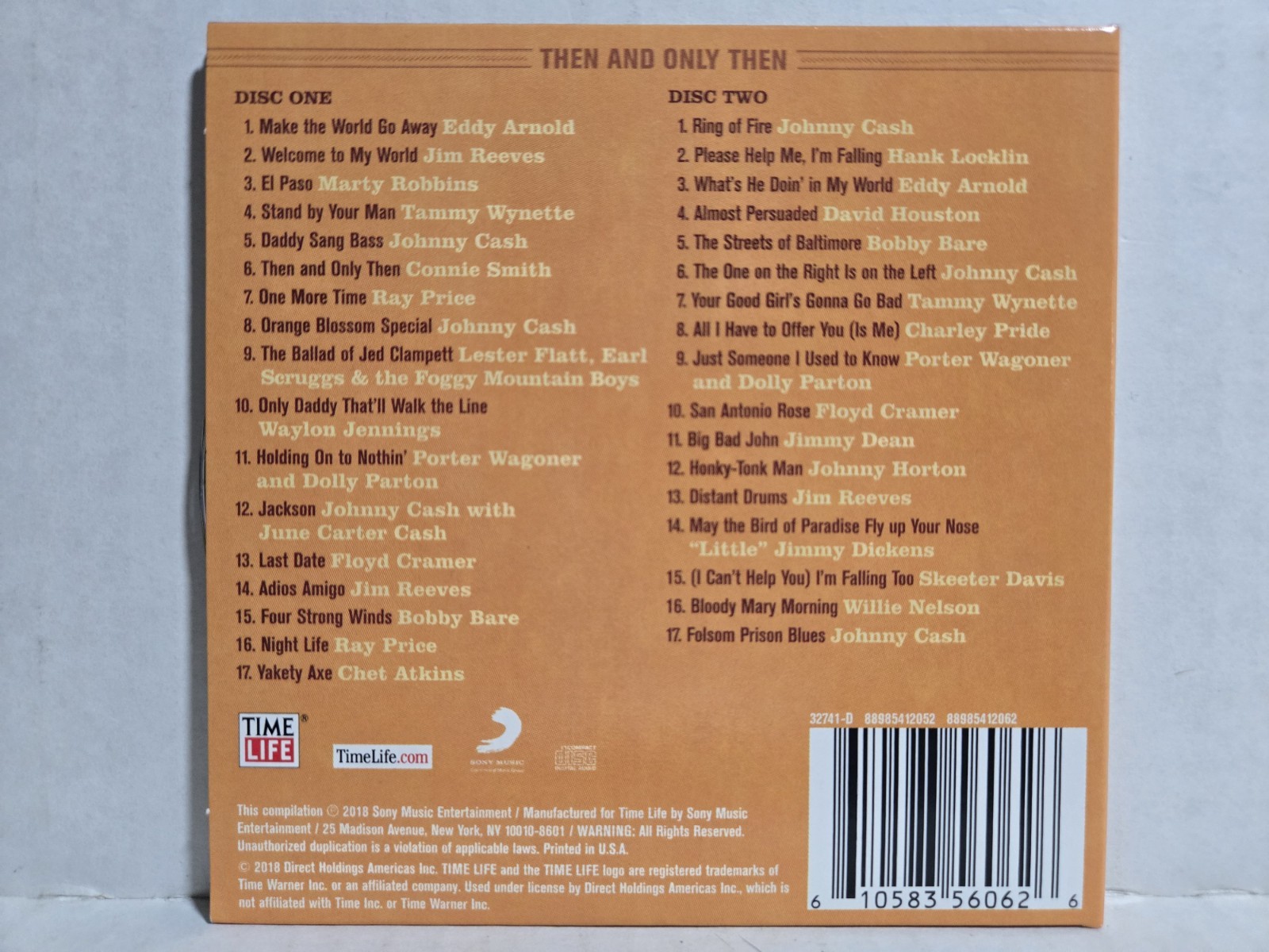 Time Life Presents The 60s Country Collection - 8 CD Box Set - Various Artists