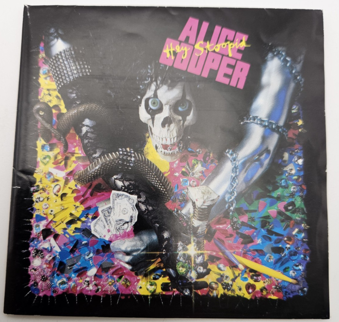 ALICE COOPER Hey Stoopid Japan 1st Edition CD ESCA 5370 w/OBI Bonustrack 1991
