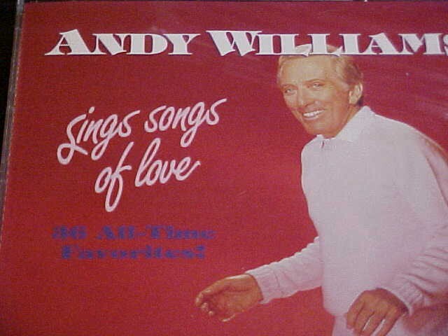 ANDY WILLIAMS CD'S LOT 1950'S Pop Vocal SEALED 2 Lp's on 1 CD unplayed CADENCE