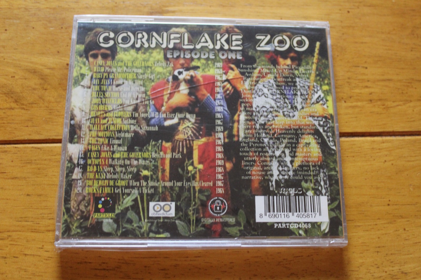 CORNFLAKE ZOO "EPISODE ONE" CD [NEW] CASE CRACK PSYCHEDELIC GARAGE ROCK [86]