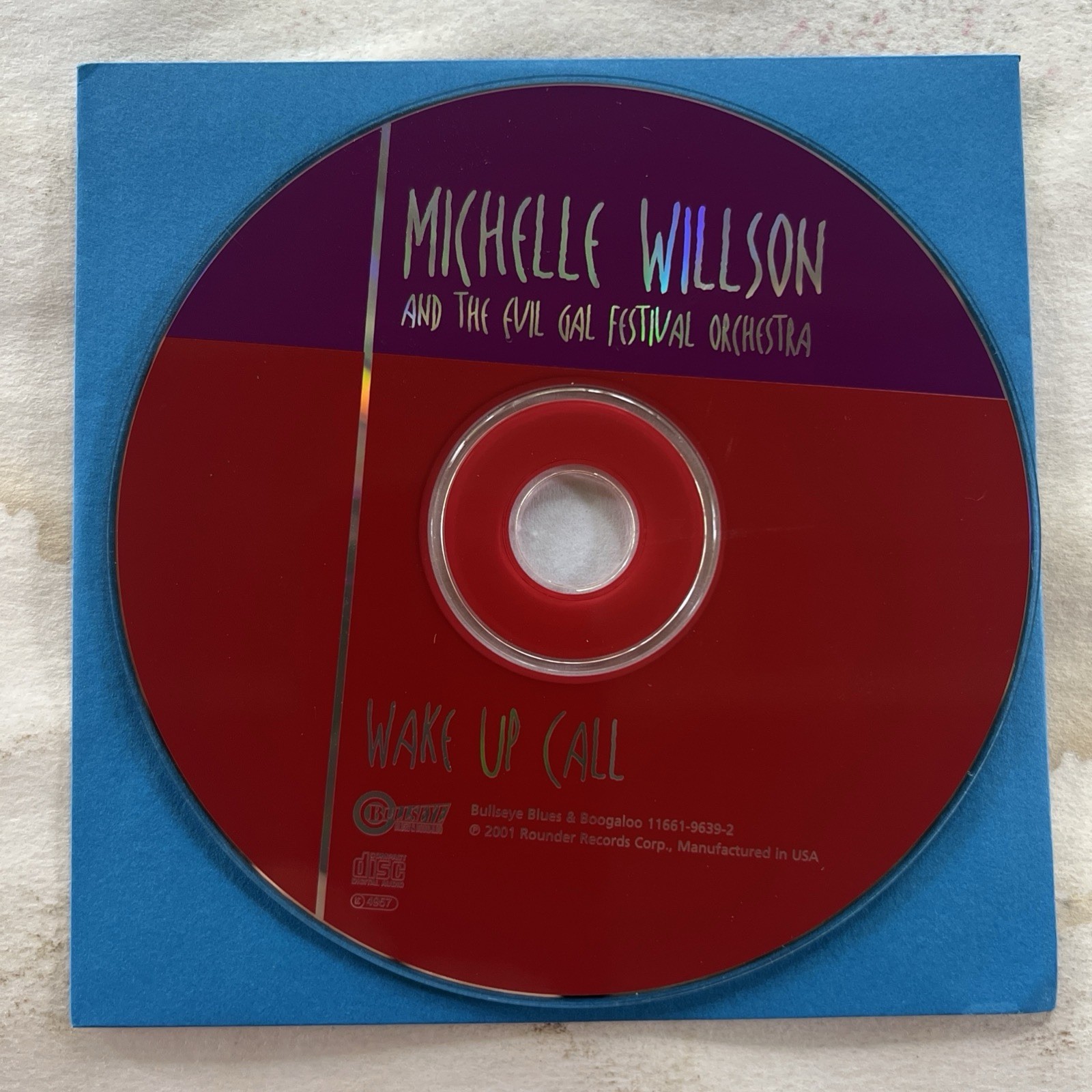 Michelle Wilson and The Evil Gal Festival Orchestra - Wake Up Cal Disk Only