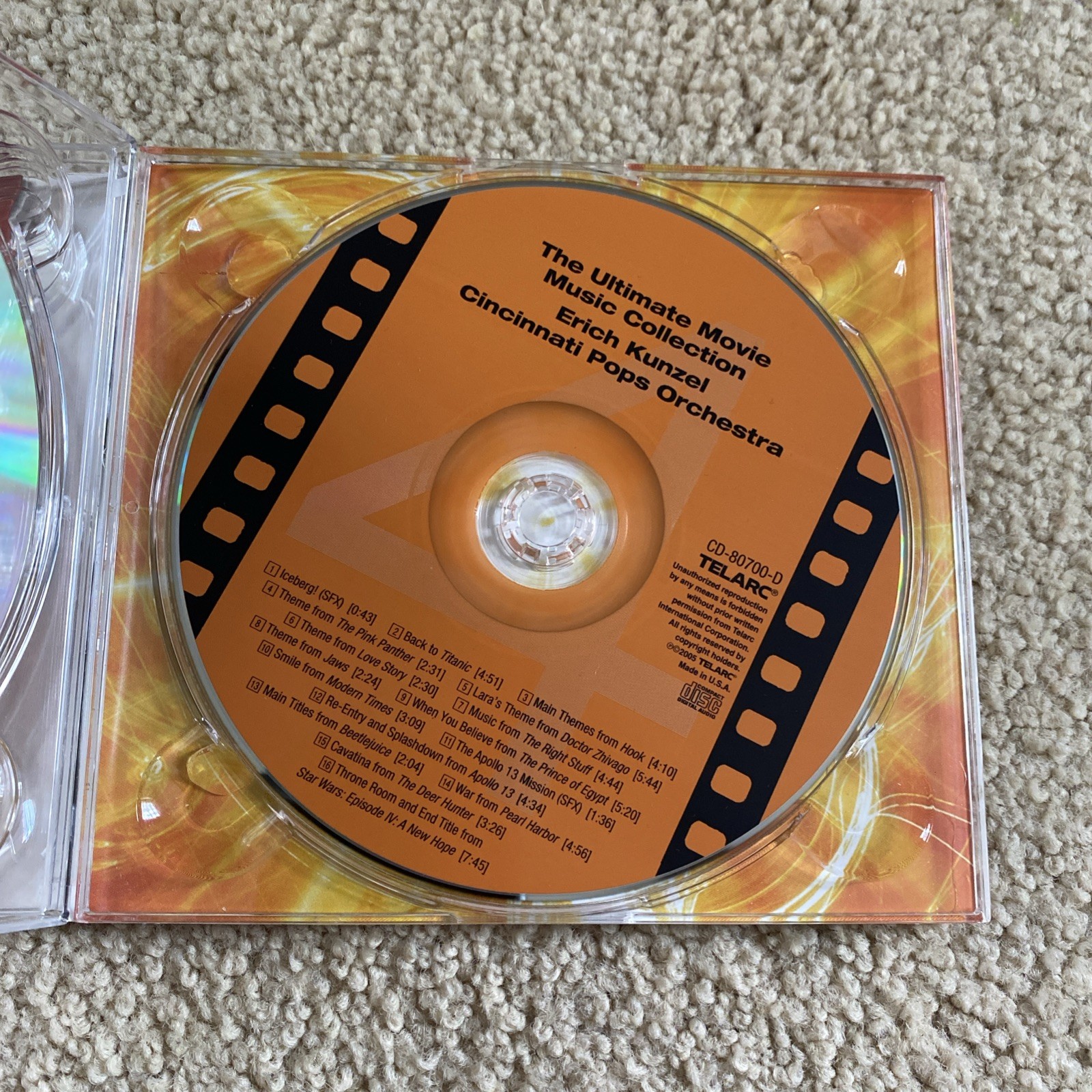 The Ultimate Movie Music Collection by Erich Kunzel (Conductor) (CD, Oct-2005, 4
