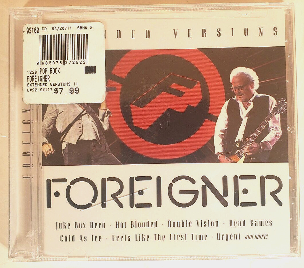 2011 *Foreigner, extended Versions, Sealed CD,