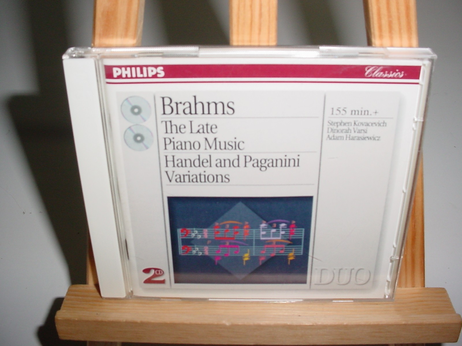 Johannes Brahms : Late Piano Music (Kovacevich/varsi/harasiewicz) CD 2 discs