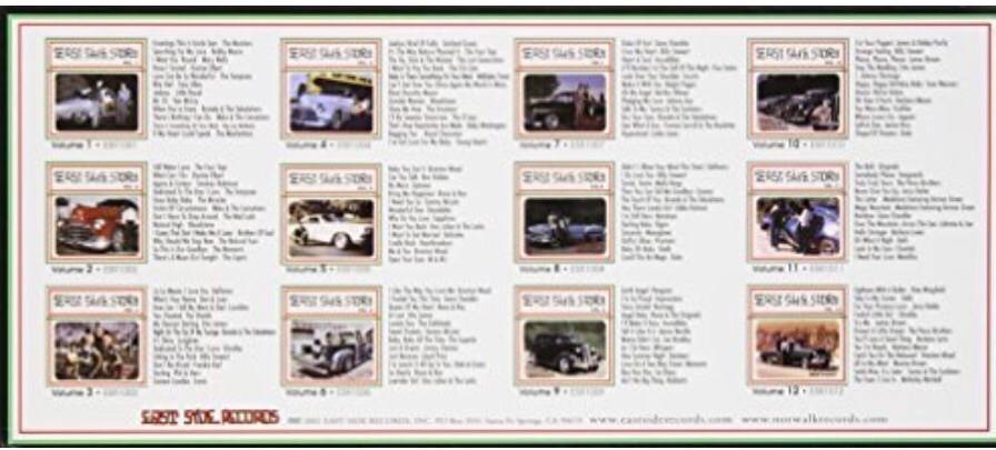 East Side Story Box Set Vol 1-12 by Various Artists 12 CDs Oldies, DooWop, R&B