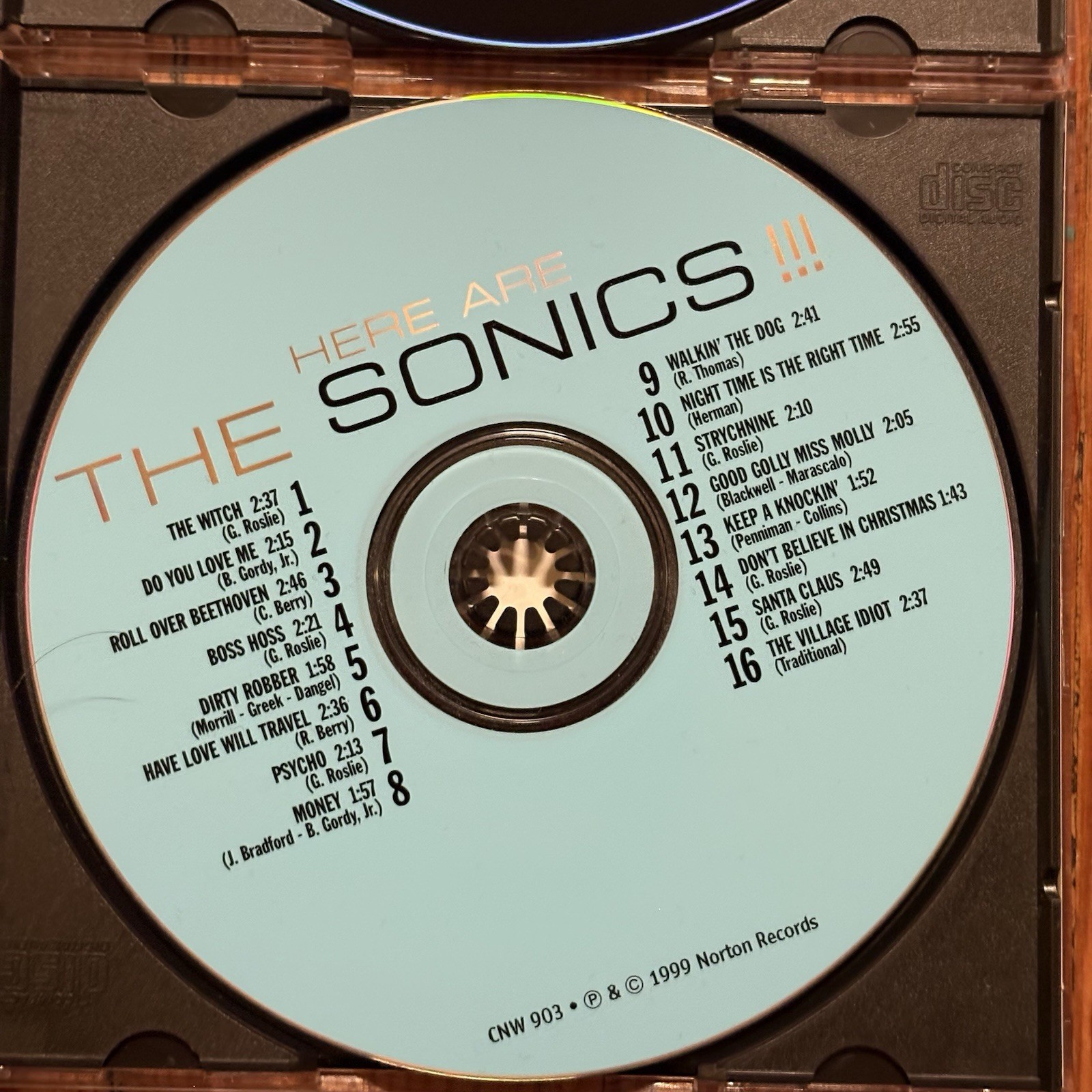 The Sonics 2 CD Lot Here Are the Sonics!!! & Boom Garage Rock Norton Records 99