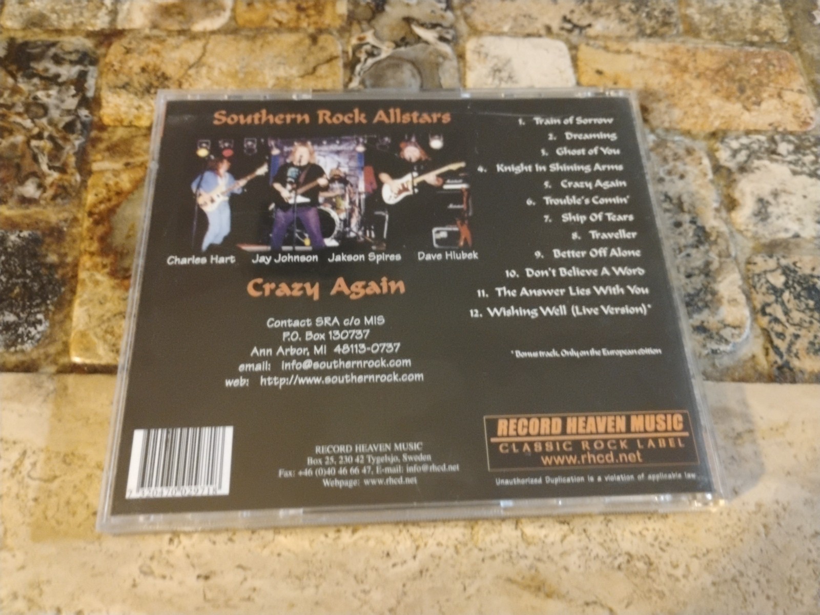 Southern Rock Allstars - Crazy Again CD Southern Rock
