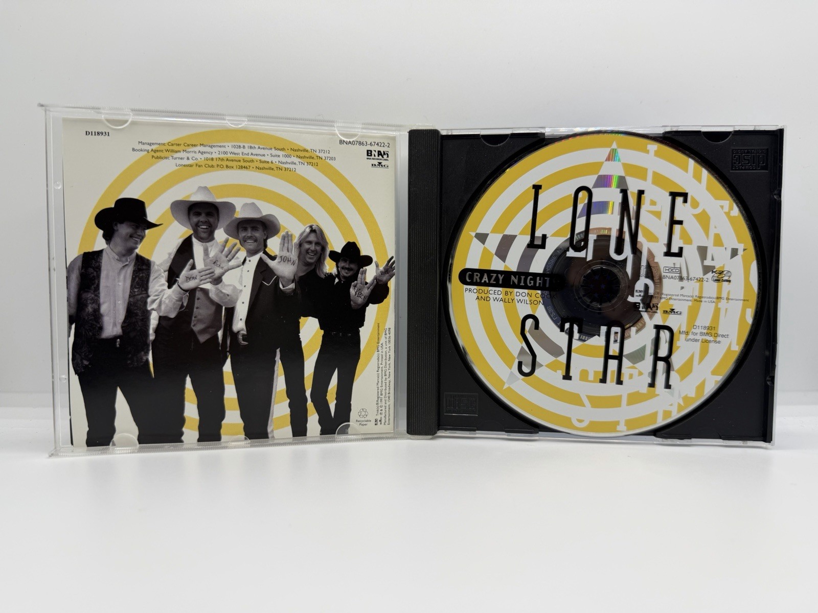 Lone Star Music CD Collection Lot of 3 Lonely Grill Crazy Nights Self Titled