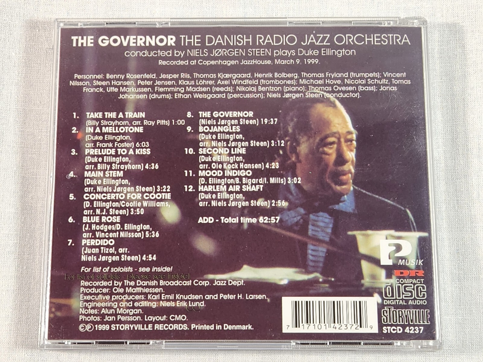 The Governor - Danish Radio Jazz Orchestra, Niels Jørgen Steen (CD Import) NM
