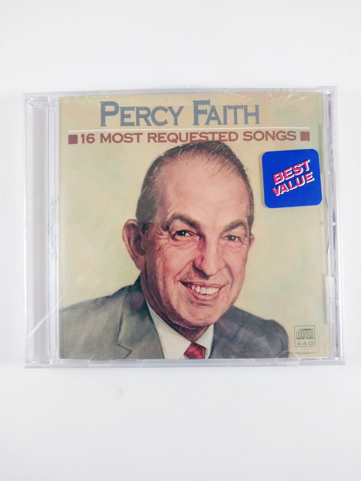 Percy Faith – 16 Most Requested Songs (CD, 1989) Reissue – CK 44398 – Sealed