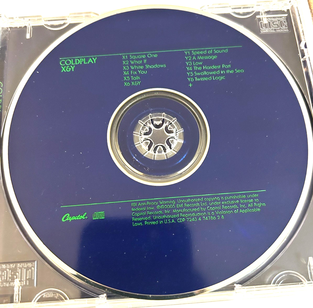 Coldplay X&W CD Ships Same Day With Tracking
