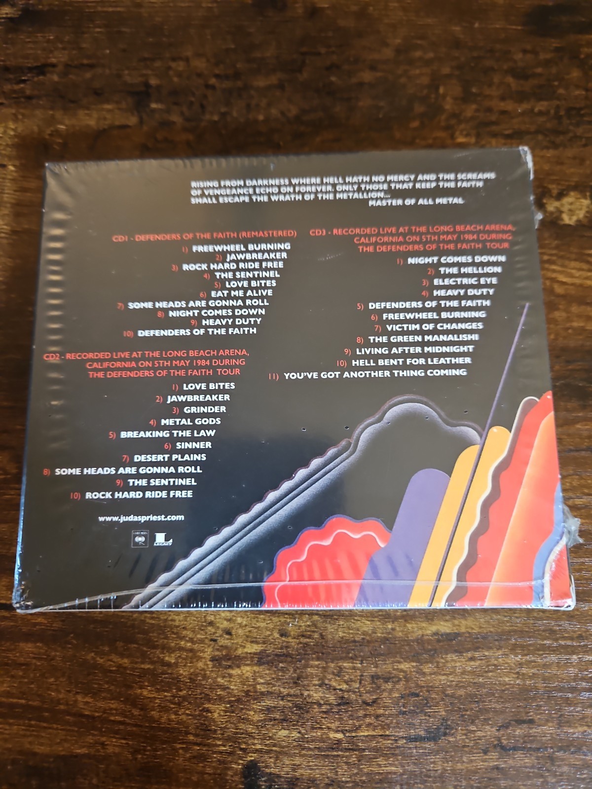 Judas Priest - Defenders of the Faith CD 30th Anniversary Deluxe Edition 3CD SET