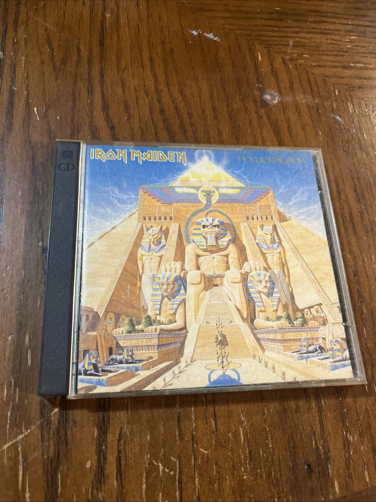 Iron Maiden Powerslave CD (1995, 2-Disc Set) RARE BONUS CD -CASTLE RECORDS