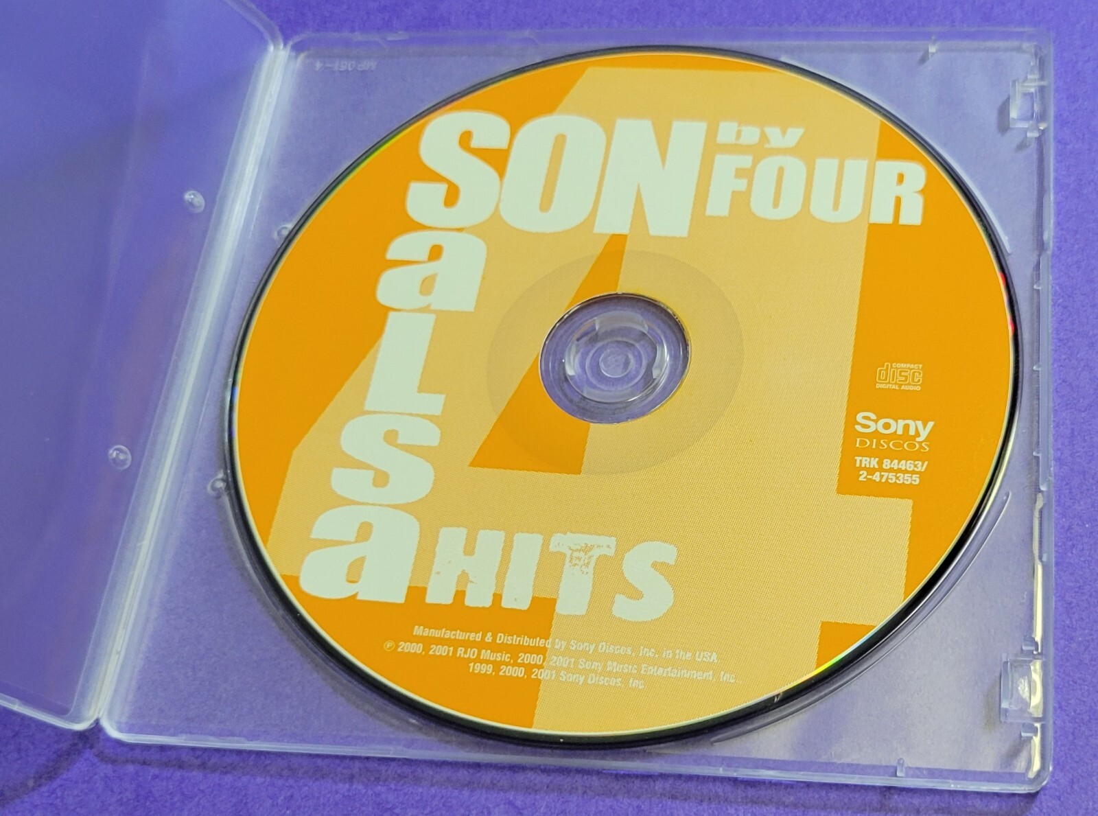Salsa Hits by Son by 4 (CD, May-2001, Sony Music Distribution)