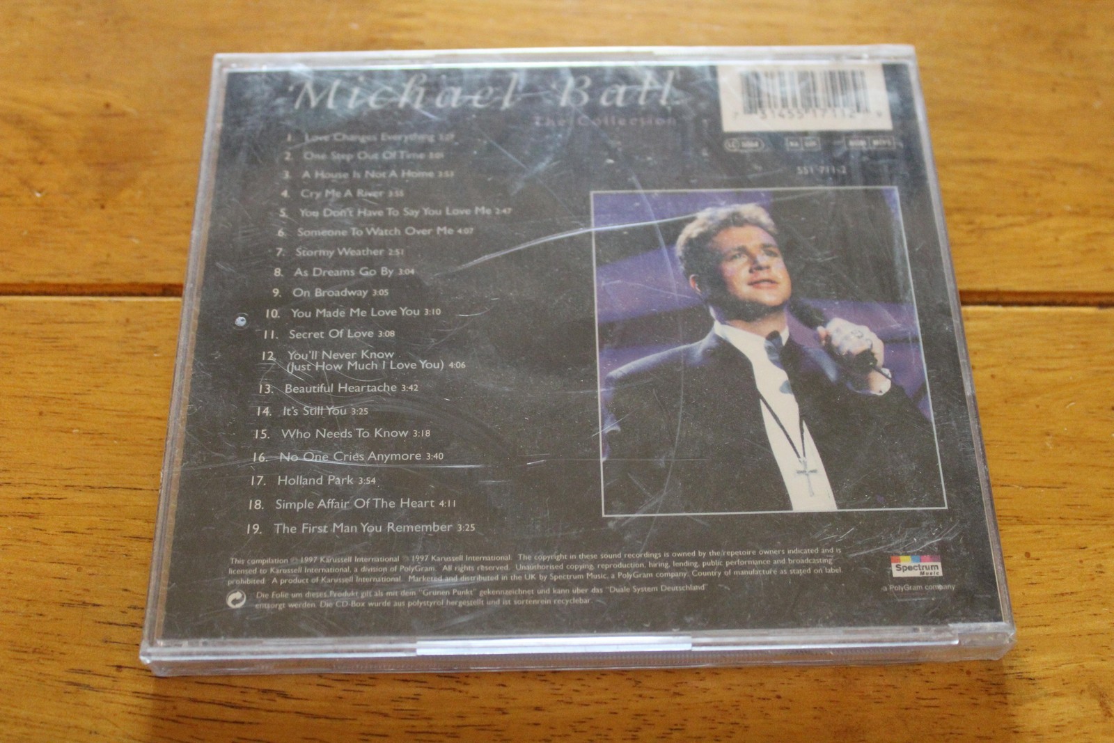 Michael Ball CD The Collection Album Vocal Pop Easy Listening Hits 1997 Sealed