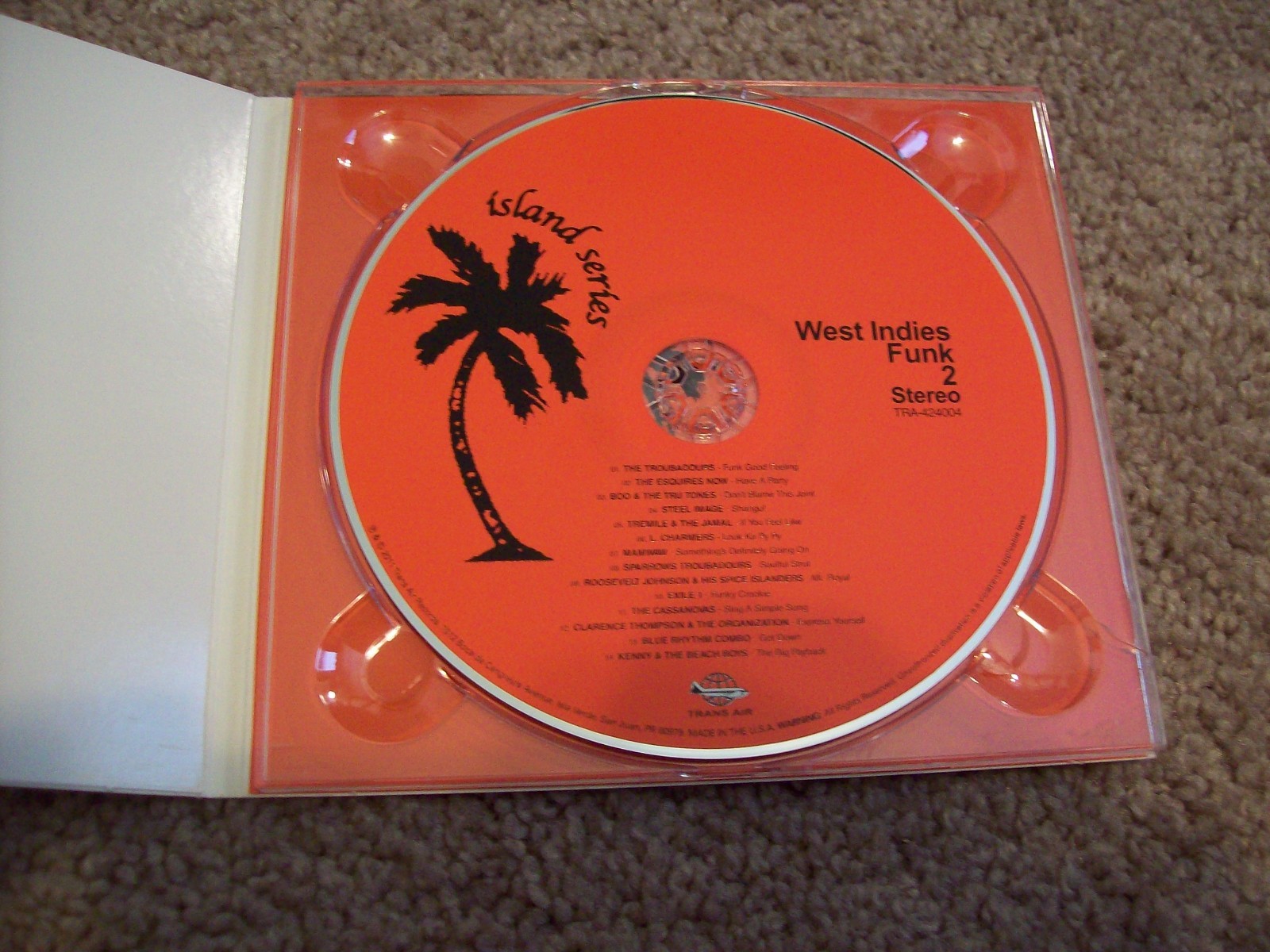 West Indies Funk Vol. 2 CD Island Series *RARE* 2011 Trans Air Records