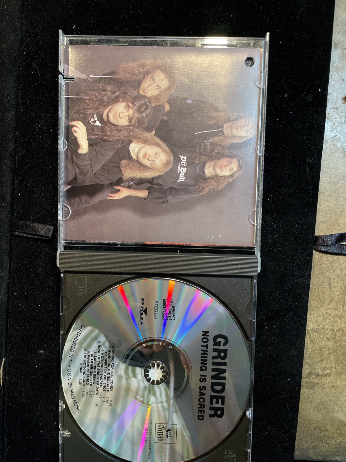 Grinder Nothing Is Sacred Cd 1991 First Pressing Promo Notch Thrash Speed Metal