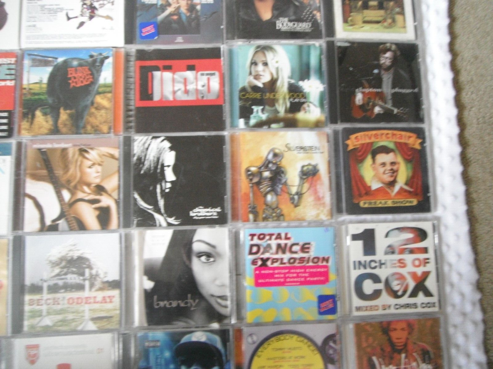 Lot of 32 ~ CD Jewel Cases Covers Insert (artwork only) Rock Country Pop +more