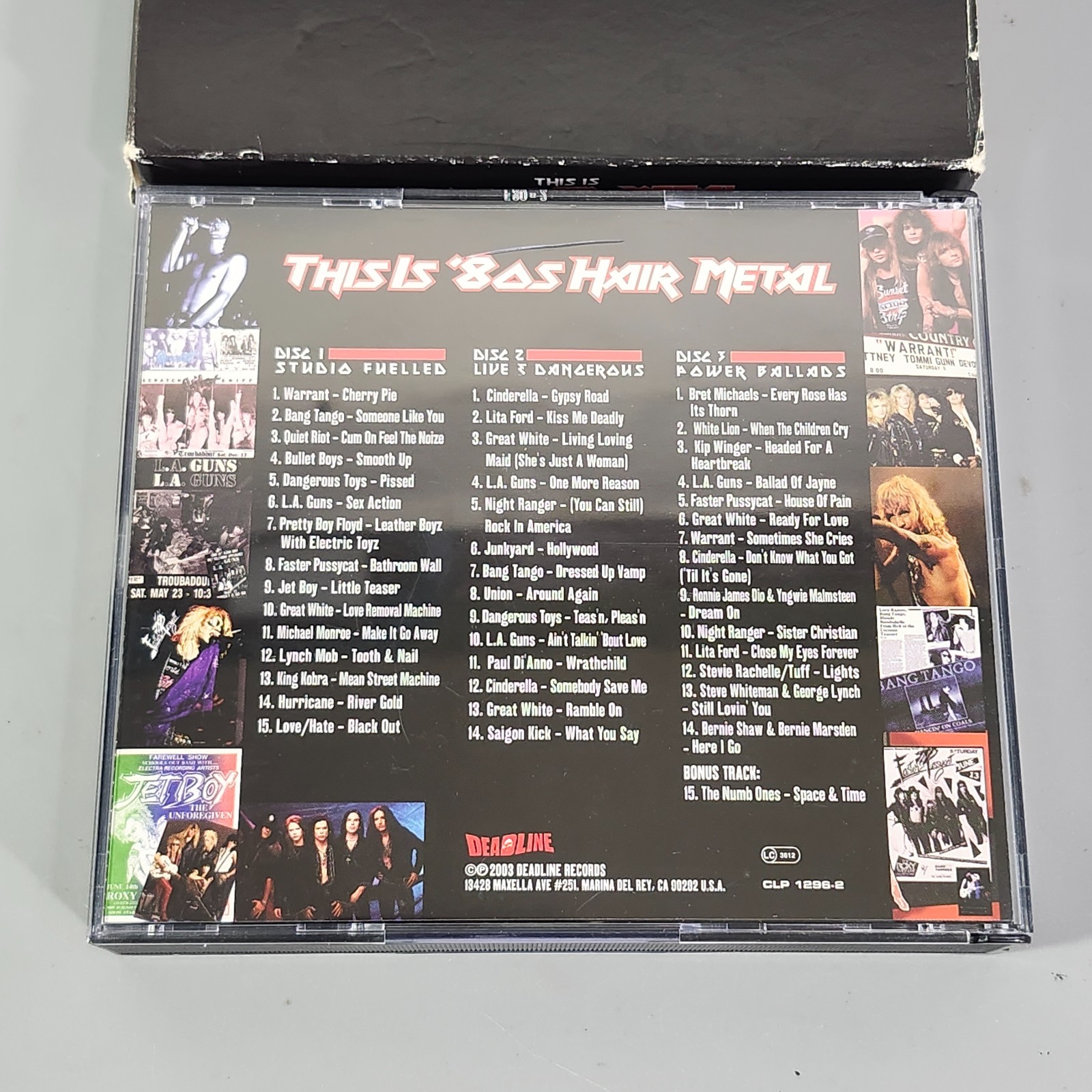 Heavy Metal 1980s Hard Rock Music Compilation CD Bundle 4-Disc Various Artist