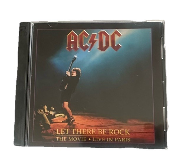 AC/DC BONFIRE VOLTS LIVE BACK BLACK Box Set Poster Booklet Sticker Pick tattoo