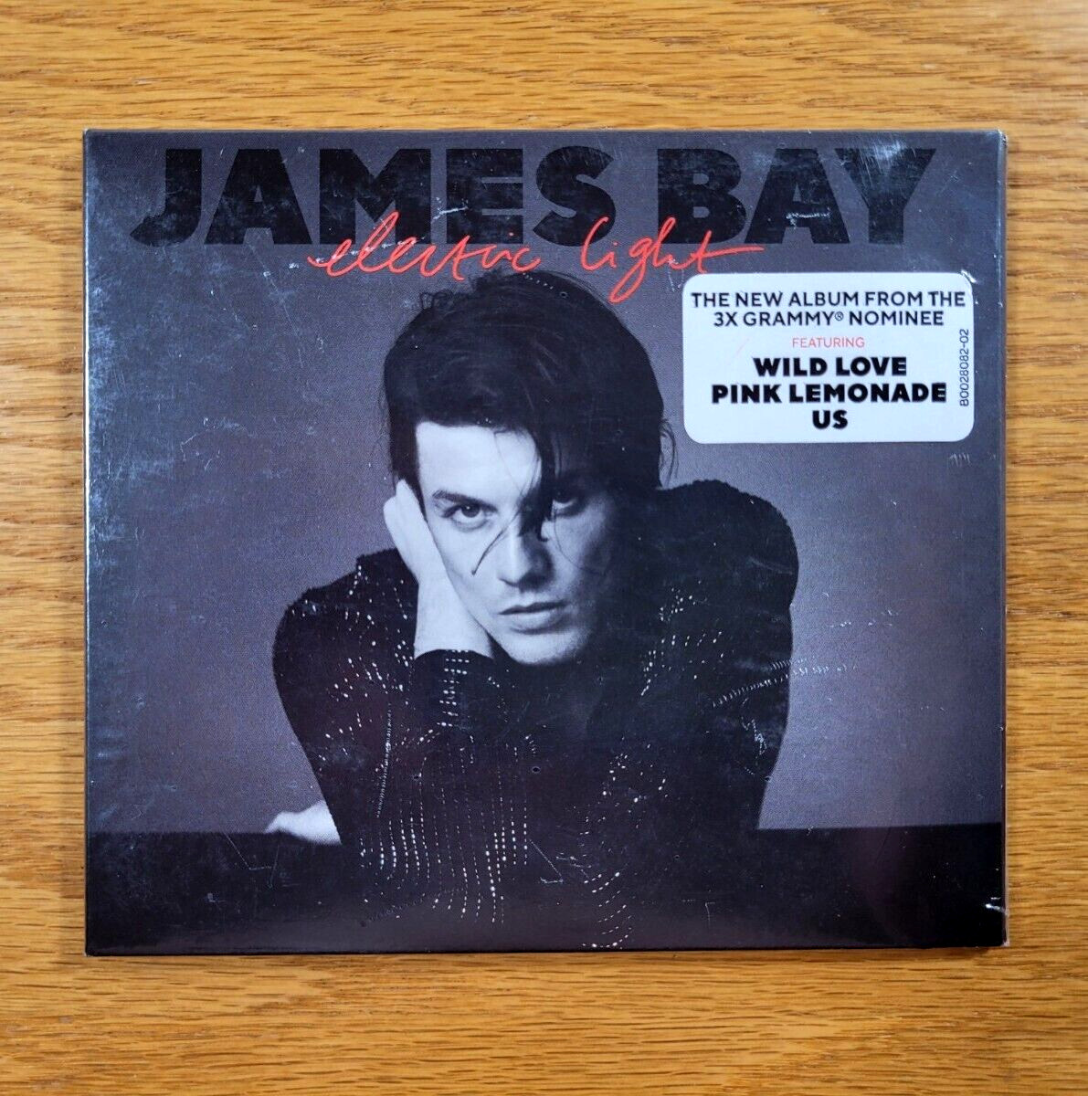 Electric Light by James Bay (CD, 2018) featuring Wild Love, Us, & Pink Lemonade