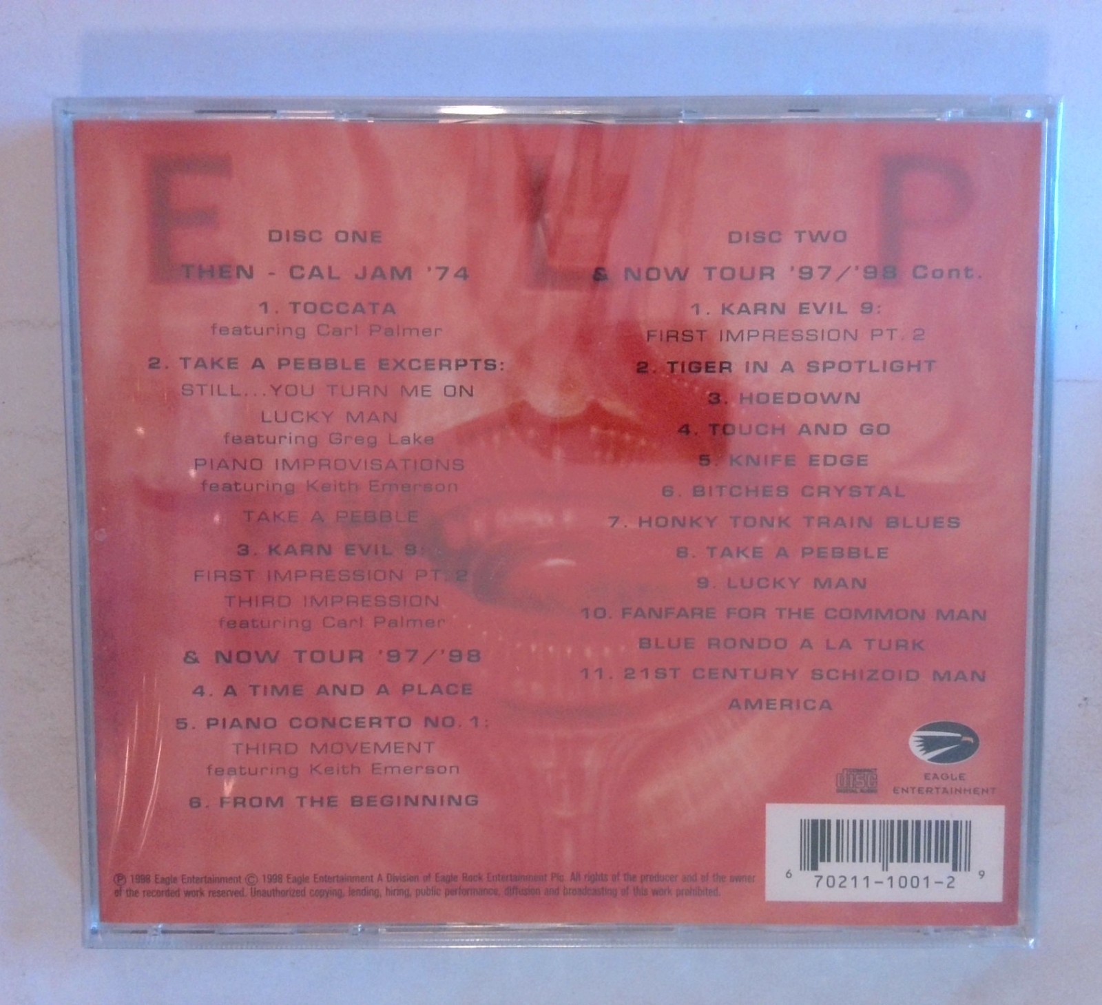 Emerson Lake & Palmer Then & Now [New Sealed CD]