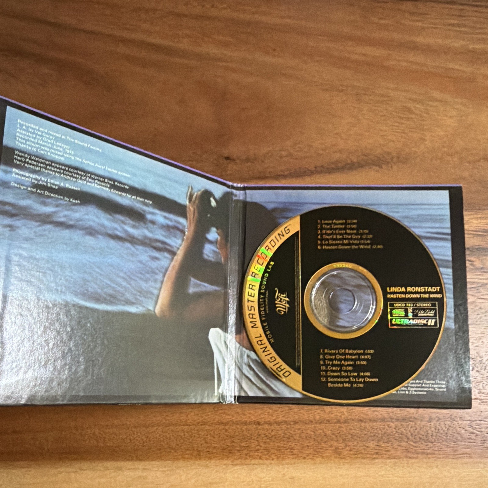 Linda Ronstadt Hasten Down the Wind MFSL OMR Gold CD UDCD 514