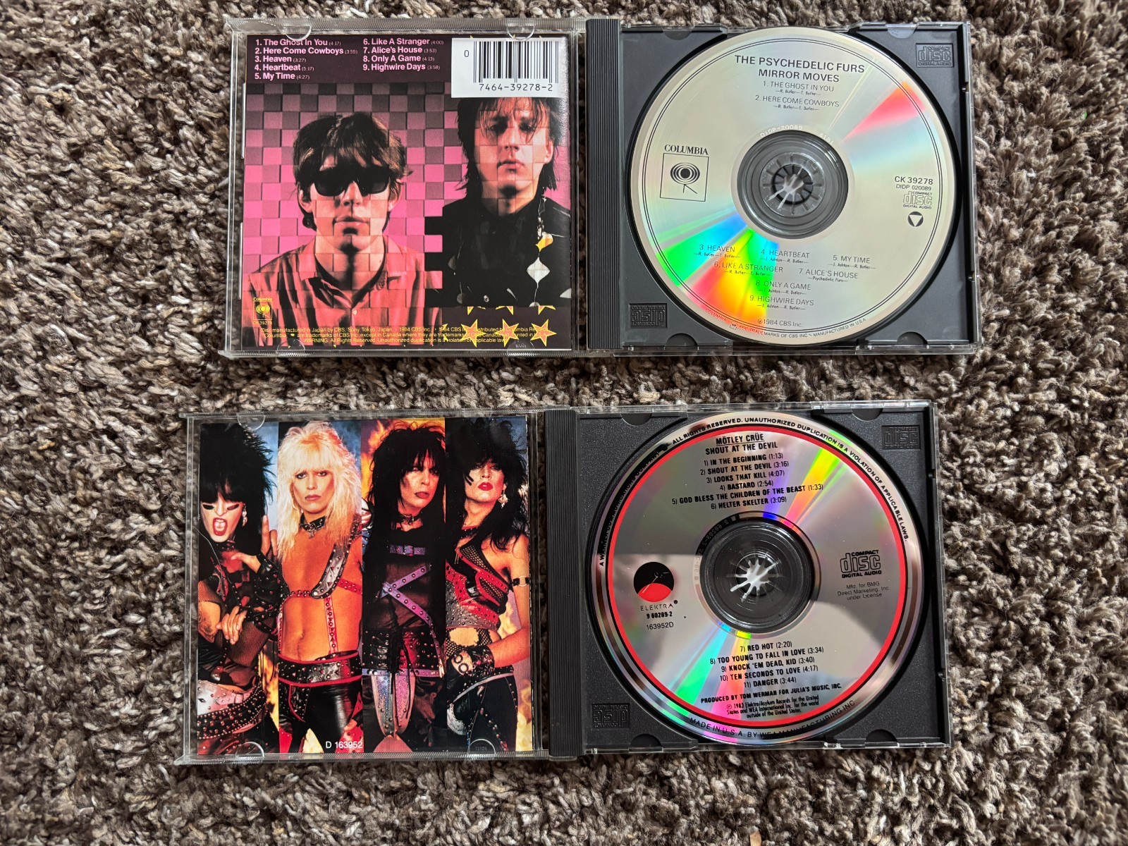 Classic Hair Metal Glam Rock 80/90s 8 CD LOT Motley Crue Skid Row Guns N' Roses