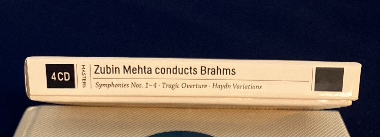 Zubin Mehta Conducts Brahms Israel Philharmonic 4 CD Sony Masters Box Set MINT!