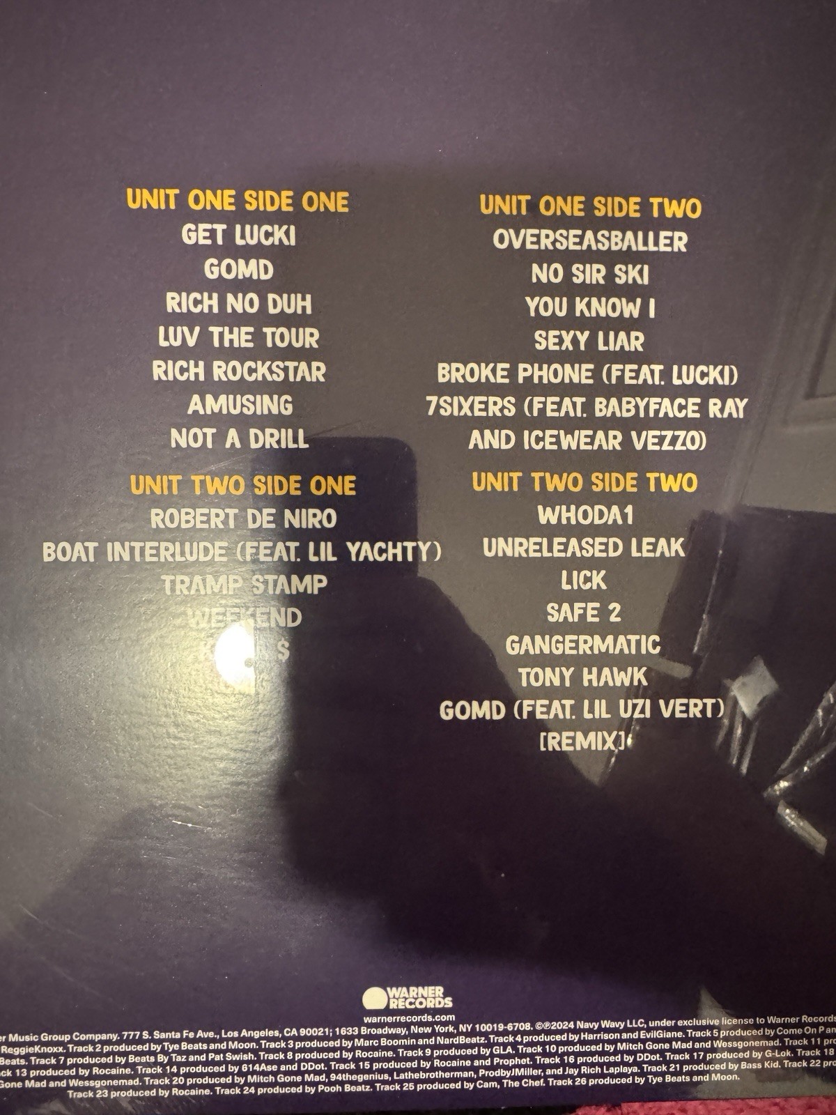 Veeze Ganger Limited Edition Deluxe Gold Colored Vinyl 2LP Sealed Hip Hop New