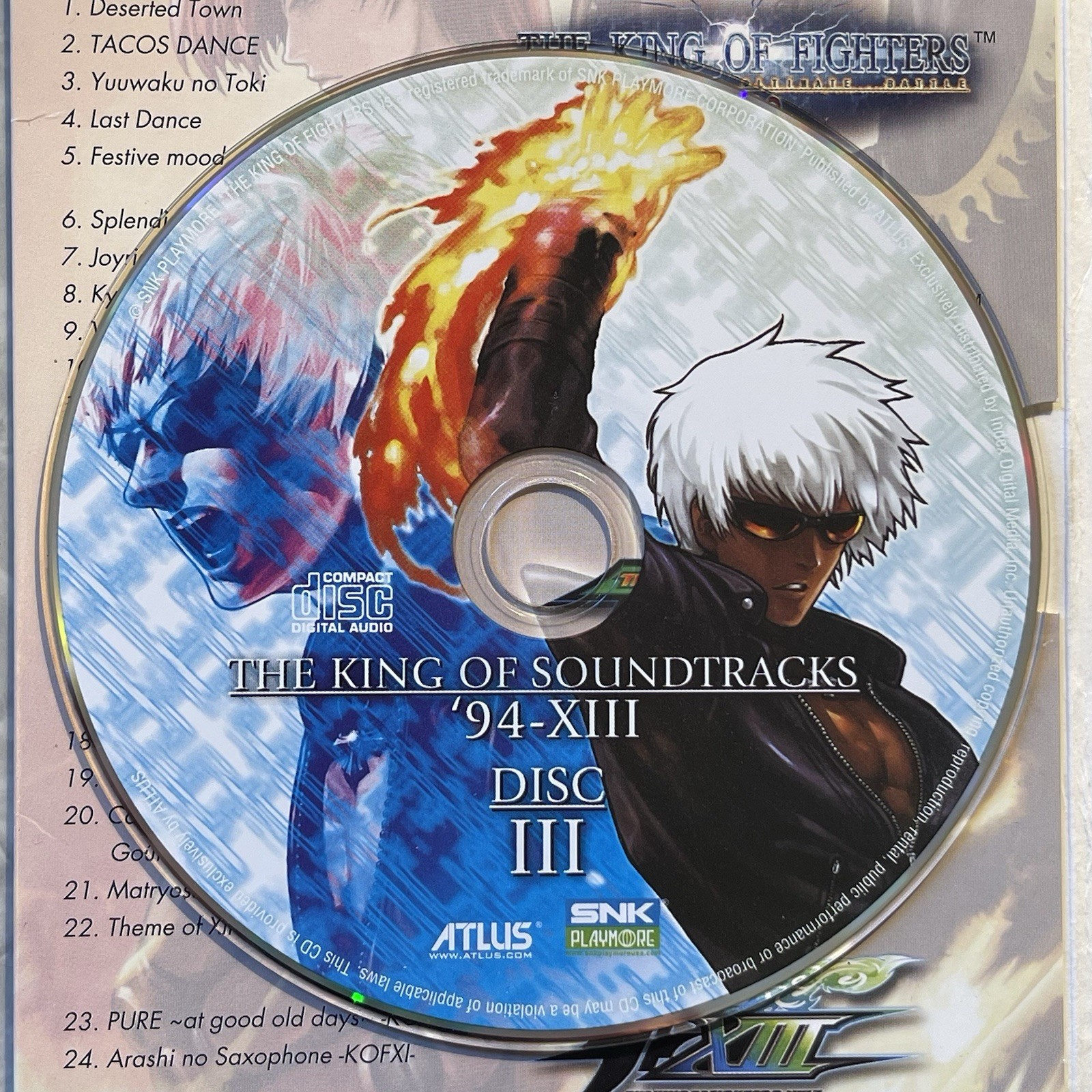 King Of Fighters • The King Of Soundtracks 94 XIII 4-Disc CD Set SNK Atlus
