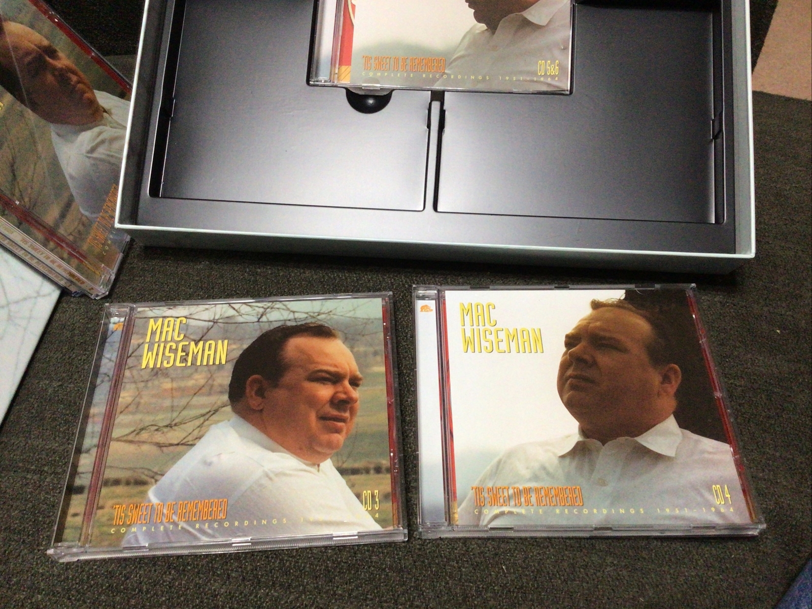 Mac Wiseman Bear Family 6 CD Box Set Complete Recordings 1951 1964 Tis Sweet To