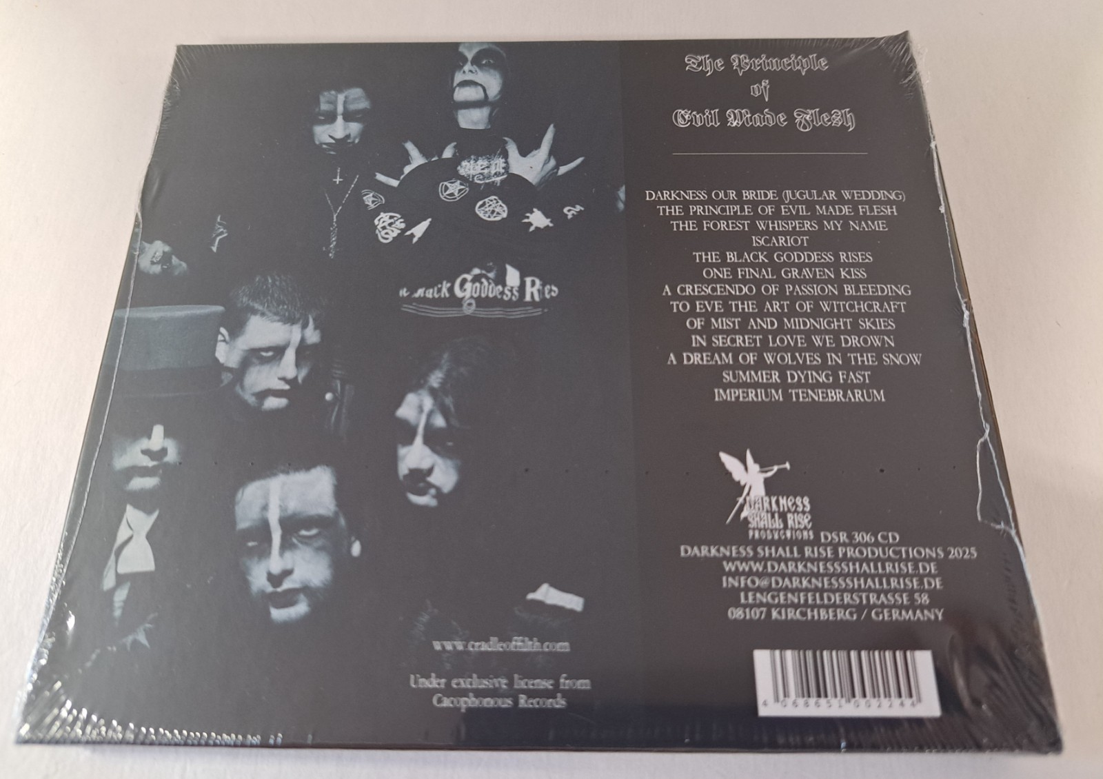 Cradle Of Filth The Principle Of Evil Made Flesh New CD Digibook Reissue
