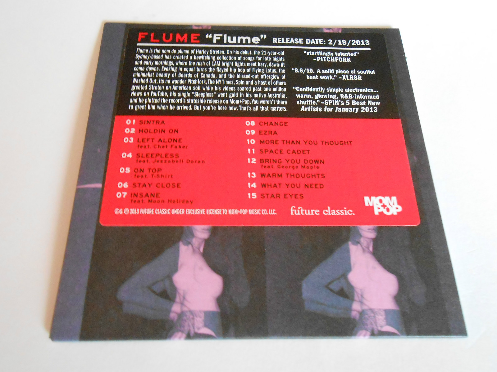 Flume- Flume CD Advance Copy Ultra Slim Digipak Card Sleeve 15 Tracks NEW