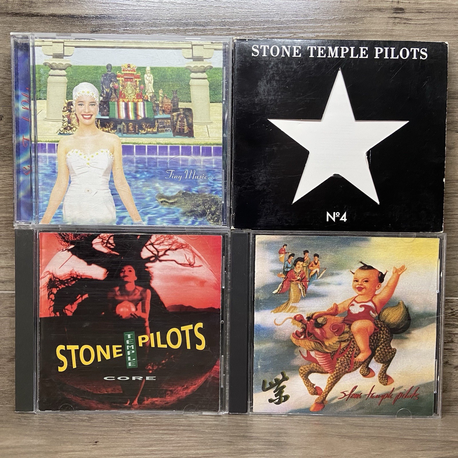 Stone Temple Pilots 4 CD Lot Tiny Music No. 4 Core Purple - Grunge Rock 1990’s
