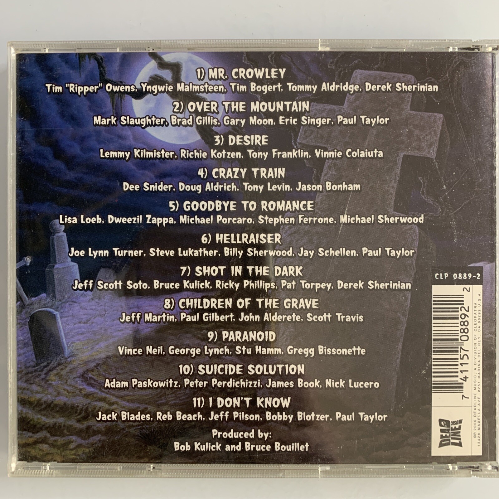 Bat Head Soup: A Tribute to Ozzy by Various Artists (CD, Jul-2000) Missing Cover