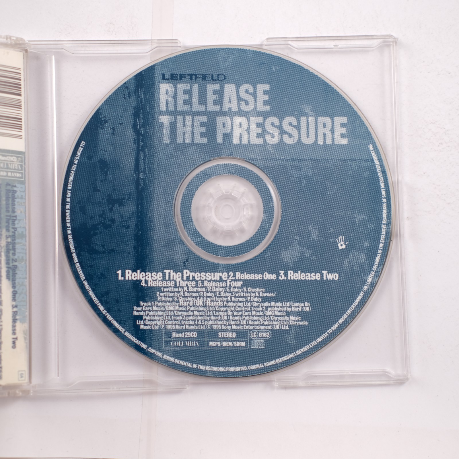 Leftfield – Release The Pressure CD Single (1995) Release One Two Three Four